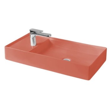 Керамическая раковина 75 см Artceram Scalino, red coral (SCL004 14; 00)