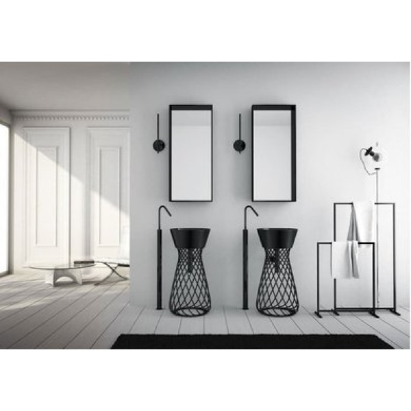 Керамическая раковина 43 см Artceram Wire, black (WIL001 03; 00)