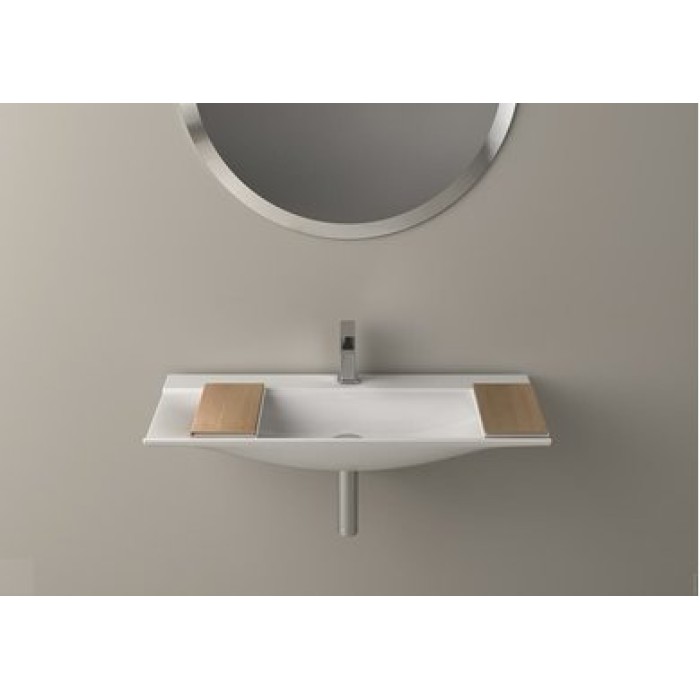 Керамическая раковина 90 см Artceram The One, black glossy (THL002 03; 00)