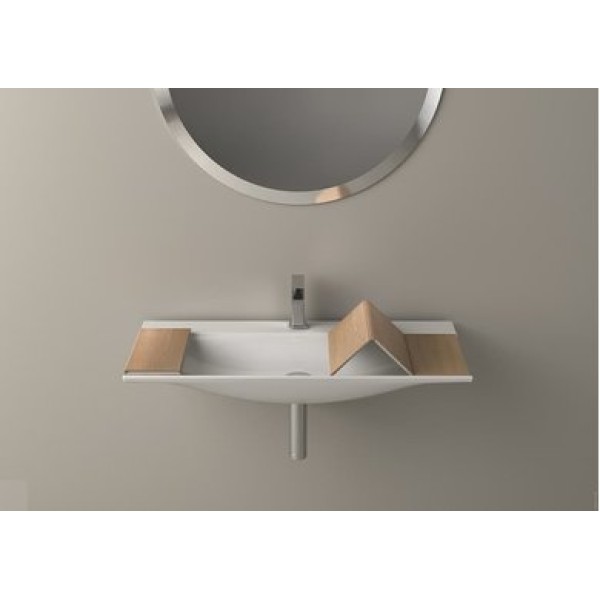 Керамическая раковина 90 см Artceram The One, black glossy (THL002 03; 00)