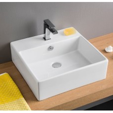 Керамическая раковина 50 см Artceram Quadro, white glossy (QUL002 01; 00)