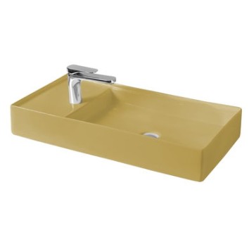 Керамическая раковина 75 см Artceram Scalino, zync yellow (SCL004 12; 00)