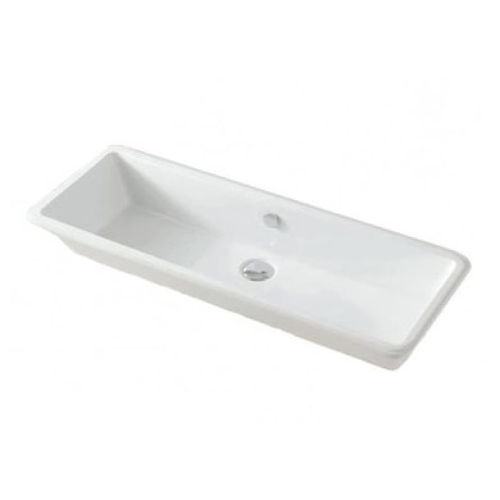 Керамическая раковина 90 см Artceram Gea, white glossy (GEL002 01; 00)