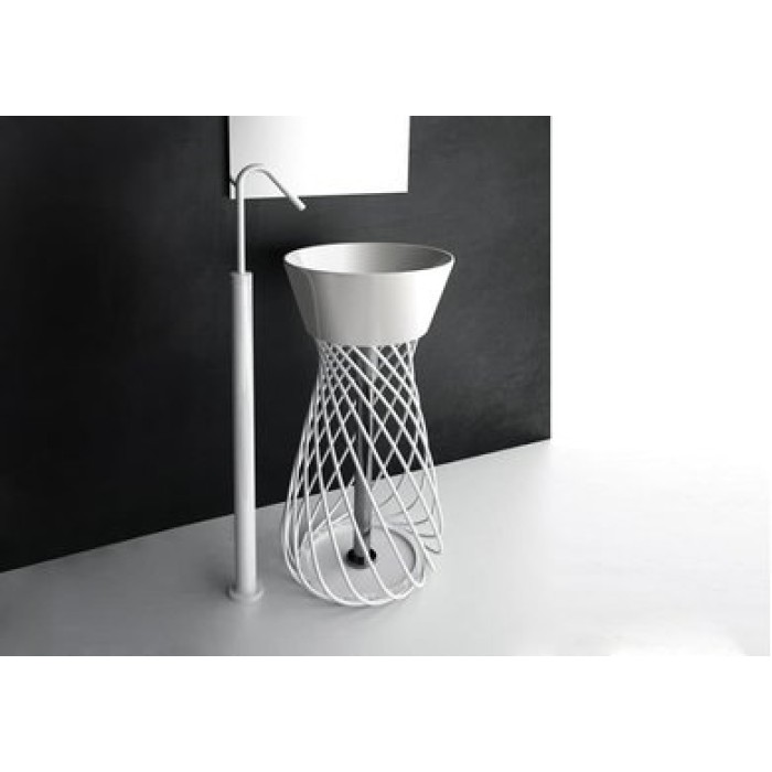 Керамическая раковина 43 см Artceram Wire, white (WIL001 01; 00)