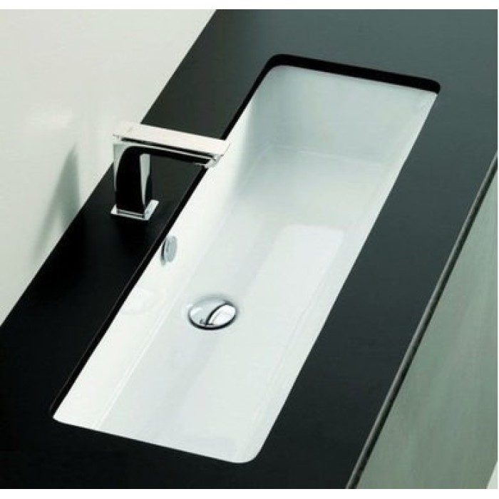 Керамическая раковина 90 см Artceram Gea, white glossy (GEL002 01; 00)