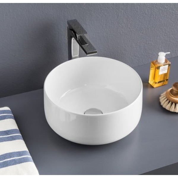 Керамическая раковина 35 см Artceram Cognac, white glossy (COL004 01; 00)