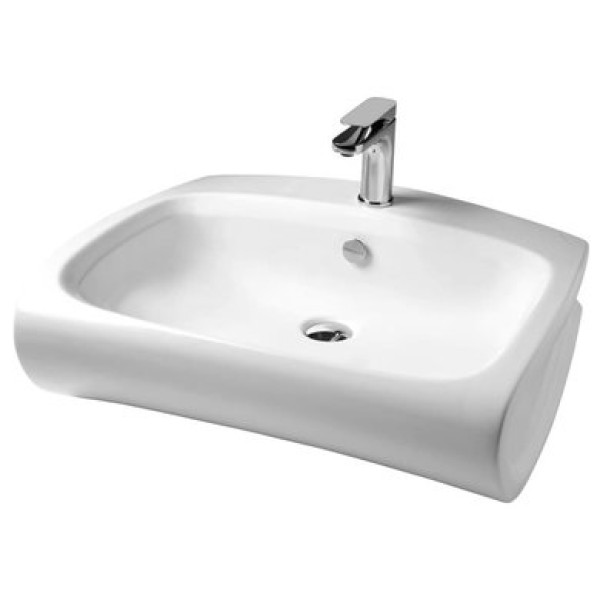 Керамическая раковина 65 см Artceram Hi-Line, white glossy (HIL004 01; 00)