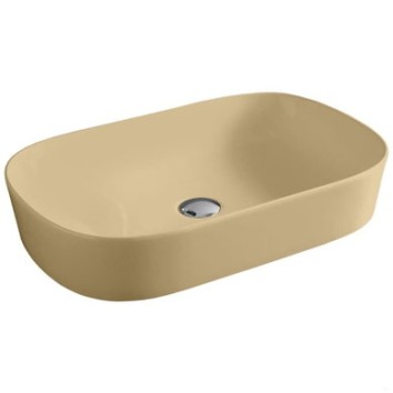 Керамическая раковина 65 см Artceram Ghost, zync yellow (GHL002 12; 00)