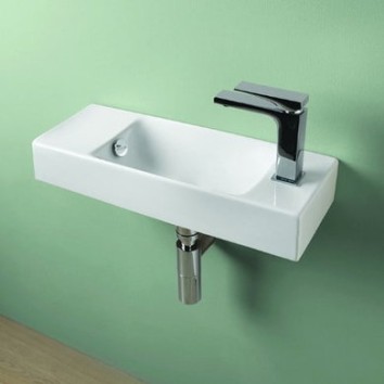 Керамическая раковина 54 см Artceram Lavamani, white glossy (LML002 01; 00)