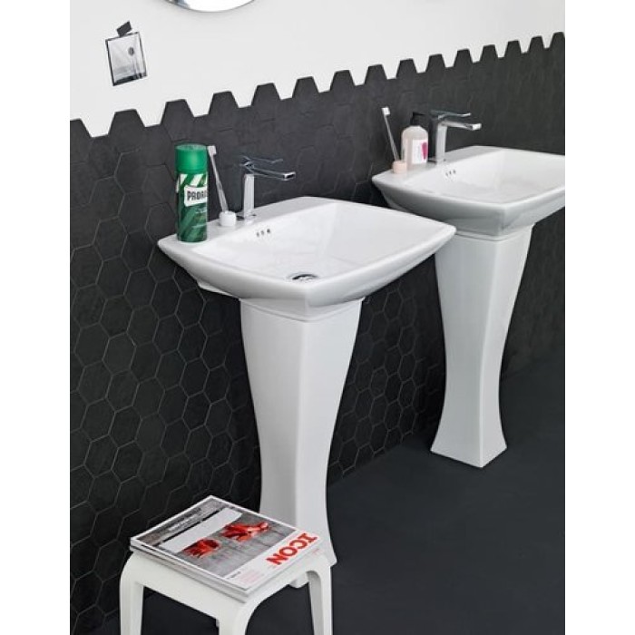 Керамическая раковина 70 см Artceram Jazz, white glossy (JZL004 01; 00)