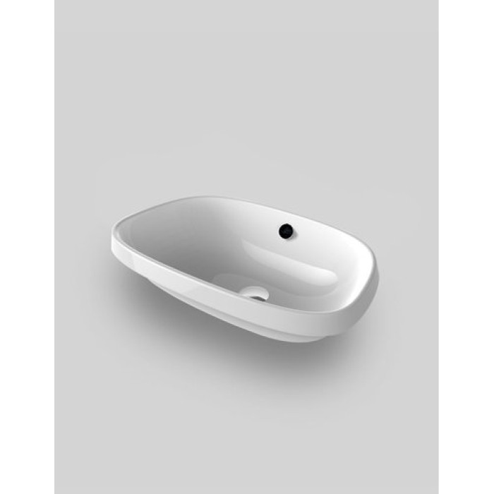 Керамическая раковина 63 см Artceram Plettro, white glossy (PTL004 01; 00)