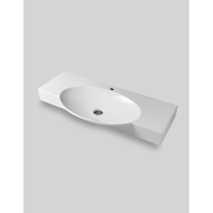 Керамическая раковина 120 см Artceram Swing, white glossy (SWL003 01; 00)