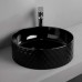 Керамическая раковина 44 см Artceram Rombo, black glossy (OSL009 03; 00)