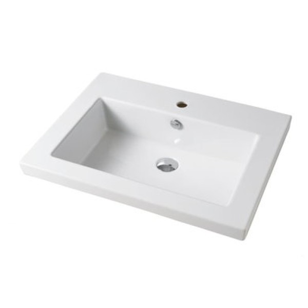 Керамическая раковина 71 см Artceram Gap, white glossy (GPL002 01; 00)