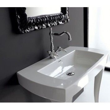 Керамическая раковина 91,5 см Artceram Jazz, white glossy (JZL001 01; 00)