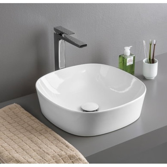 Керамическая раковина 42 см Artceram Ghost, black glossy (GHL001 03; 00)