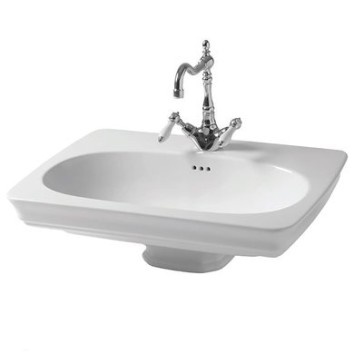 Керамическая раковина 68 см Artceram Civitas, white glossy (CIL001 01; 00)