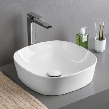 Керамическая раковина 42 см Artceram Ghost, white glossy (GHL001 01; 00)