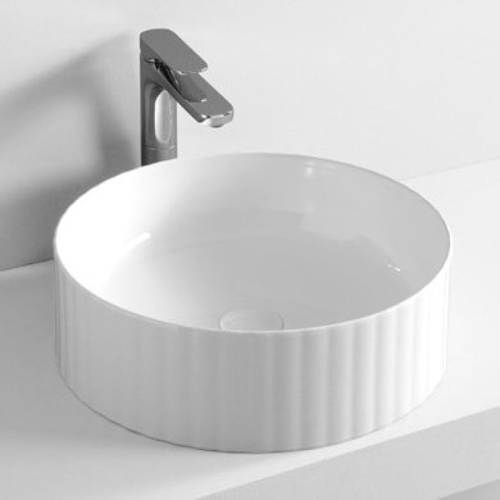 Керамическая раковина 44 см Artceram Millerighe, white glossy (OSL010 01; 00)