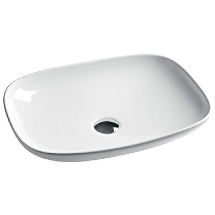 Керамическая раковина 55 см Artceram La Fontana, white glossy (LFL006 01; 00)