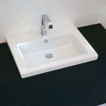Керамическая раковина 71 см Artceram Gap, white glossy (GPL002 01; 00)