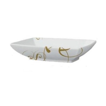 Керамическая раковина 60 см Artceram Jazz, white glossy/lettering oro (JZL002 01; 06)