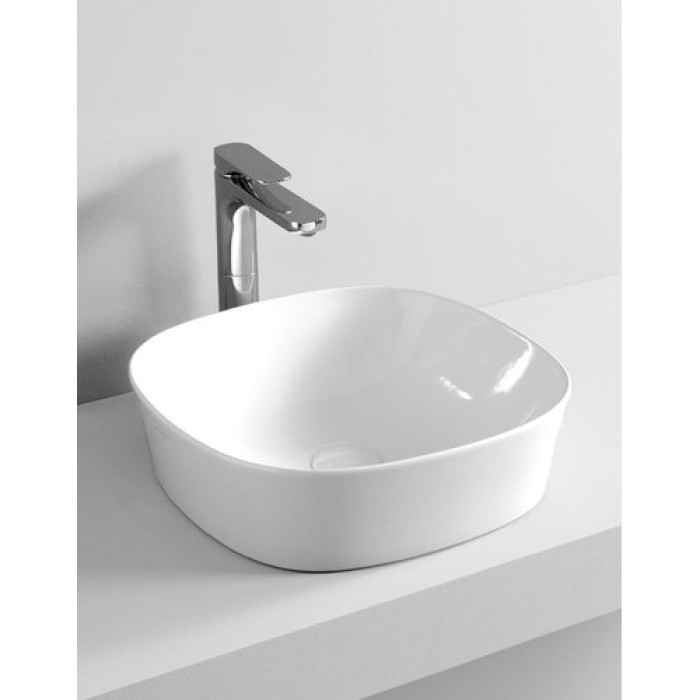 Керамическая раковина 42 см Artceram Ghost, black glossy (GHL001 03; 00)