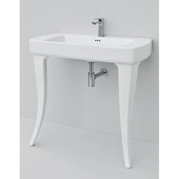 Керамическая раковина 91,5 см Artceram Jazz, white glossy (JZL001 01; 00)