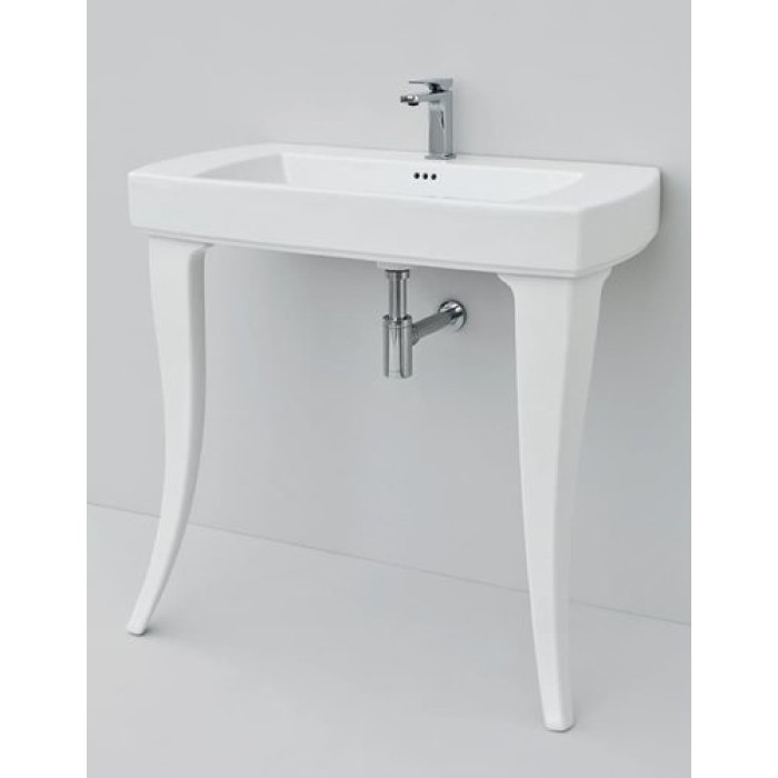 Керамическая раковина 91,5 см Artceram Jazz, white glossy (JZL001 01; 00)