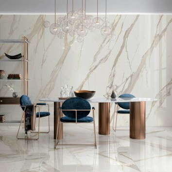 Керамограніт Mirage Cosmopolitan Calacatta Gold CP 02 LUC SQ 120x278 см