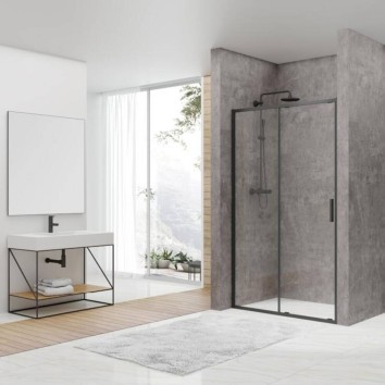 Душові двері Devit Art FEN3540B 120х190 см розсувні