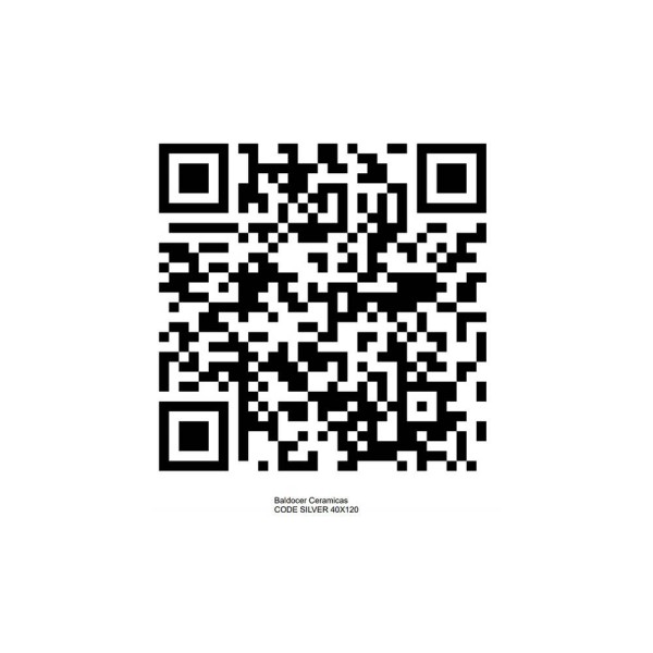 Плитка Baldocer Code Silver Rect 40x120 см