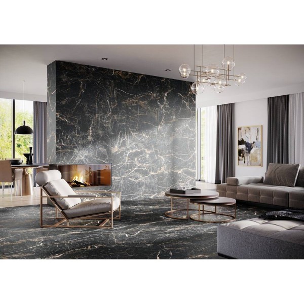 Керамограніт Cerrad Gres Marquina Gold Rect 279,7x119,7 см