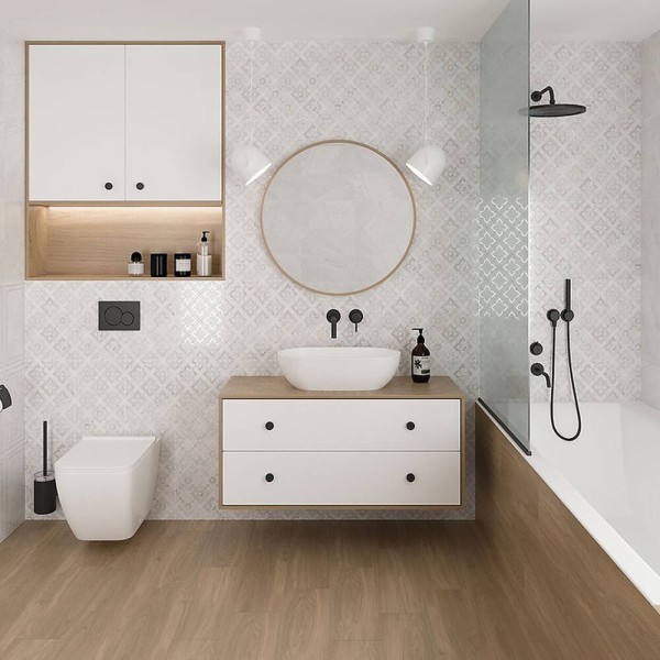 Декор Cersanit Glam Inserto Glossy 25x40 см