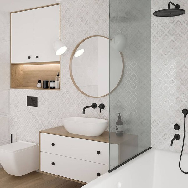 Декор Cersanit Glam Inserto Glossy 25x40 см