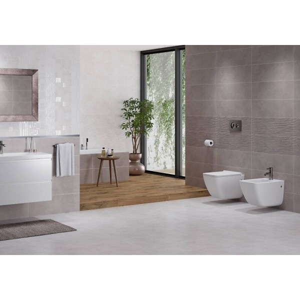 Плитка Opoczno Pl Georgi Grey Structure Satin 25x75 см