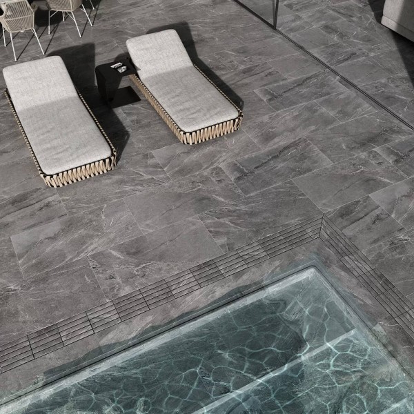 Сходинка Exagres Peldano Ml Imperial Ceniza 33x120 см