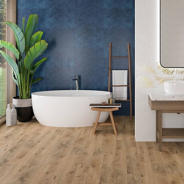 Плитка Opoczno Ua Dixie Deco Dark Blue Satin 20x60 см декор
