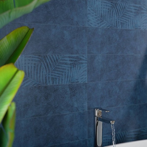 Плитка Opoczno Ua Dixie Deco Dark Blue Satin 20x60 см декор