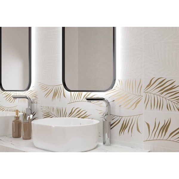 Плитка Opoczno Ua Dixie Deco White Satin 20x60 см декор