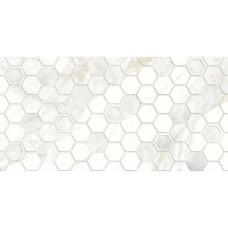 Плитка Golden Tile Sentimento Hexagon Білий Sn0151 30x60 см