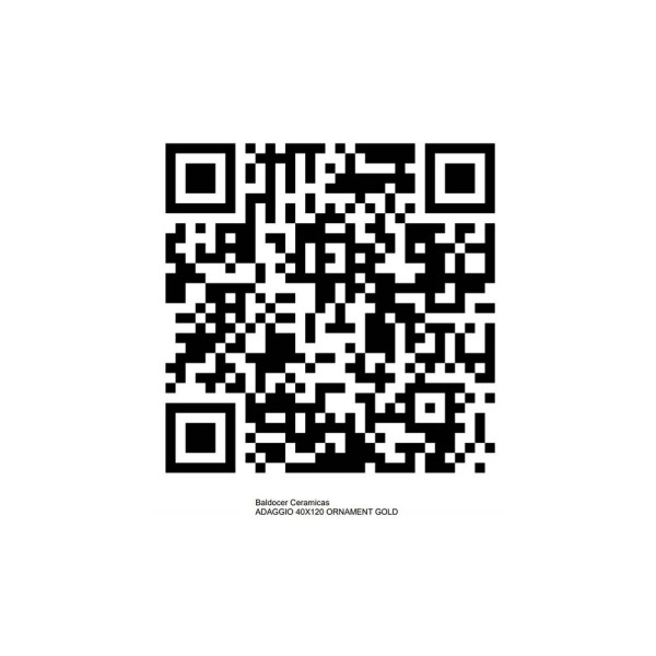 Плитка Baldocer Adaggio Gold Ornament 40x120 см