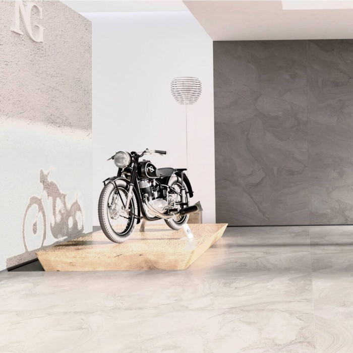 Керамограніт Megagres Atlantis Mat White Rect 60x120 см