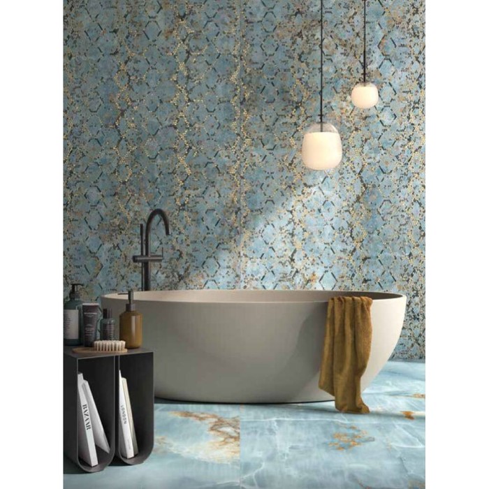 Керамограніт Imola The Room Blu Aq6 12 Lp 60x120 см
