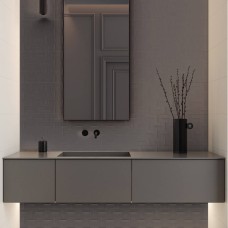 Плитка Argenta Ceramica Carpenter Line Dark 30x90 см