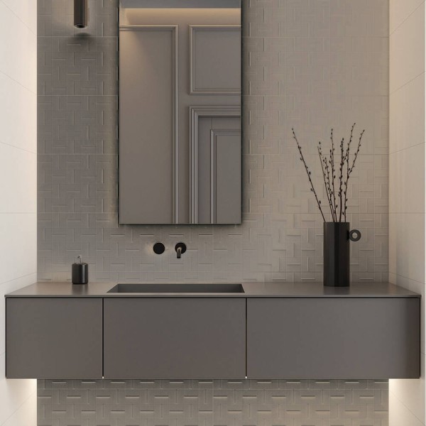 Плитка Argenta Ceramica Carpenter Line Grey 30x90 см