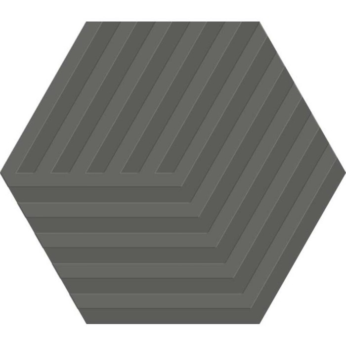Керамограніт Argenta Ceramica Gallery Cube Dark Hex 14x16 см
