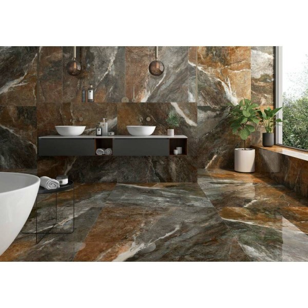 Керамограніт Geotiles Amazona Coffee 60x120 см