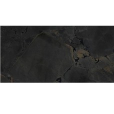 Керамограніт ITT Ceramic Jurassic Black Polished Lux Rect. 60x120 см