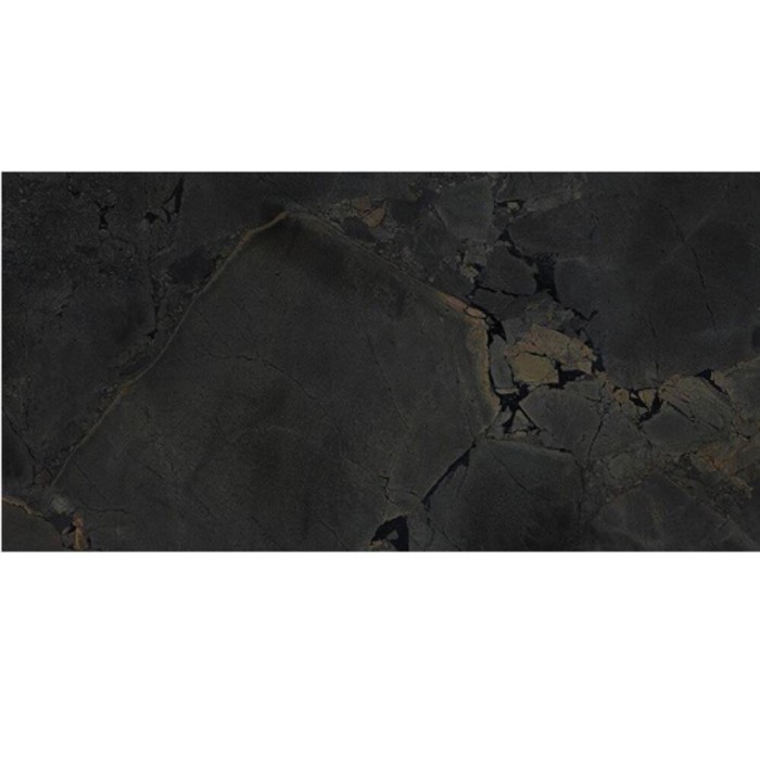 Керамограніт ITT Ceramic Jurassic Black Polished Lux Rect. 60x120 см